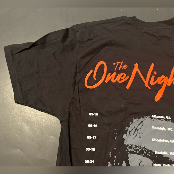 Hunxoho The One Night Only Tour 2024 Black Short Sleeve NWOT Size Medium Tshirt - Picture 14 of 15